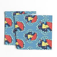 splish splash umbrella print