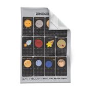 2024 Tea Towel Calendar - Say Hello to the Solar System