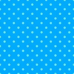 Blue on Blue Polka Dot