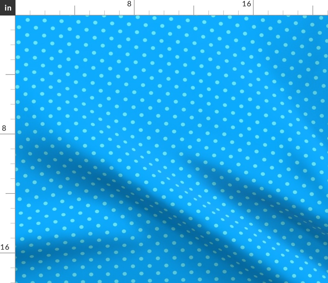 Blue on Blue Polka Dot