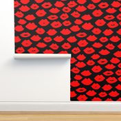 lips // lipstick fashion beauty makeup love valentines red girly print