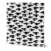 eyes // mascara beauty makeup vintage black and white beauty girly print