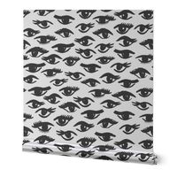 eyes // mascara beauty makeup vintage black and white beauty girly print