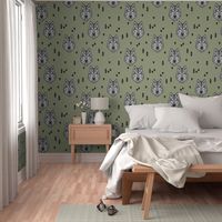 wolf // artichoke green kids boys boy room wolves wolf wolf man kids animals