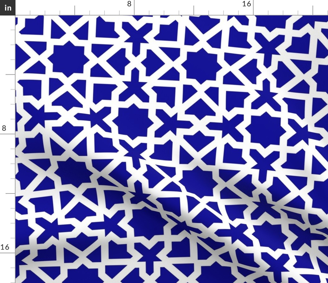 Marrakesch xl blue-white