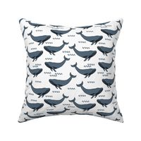 whale // sea creature kids animals nautical ocean 