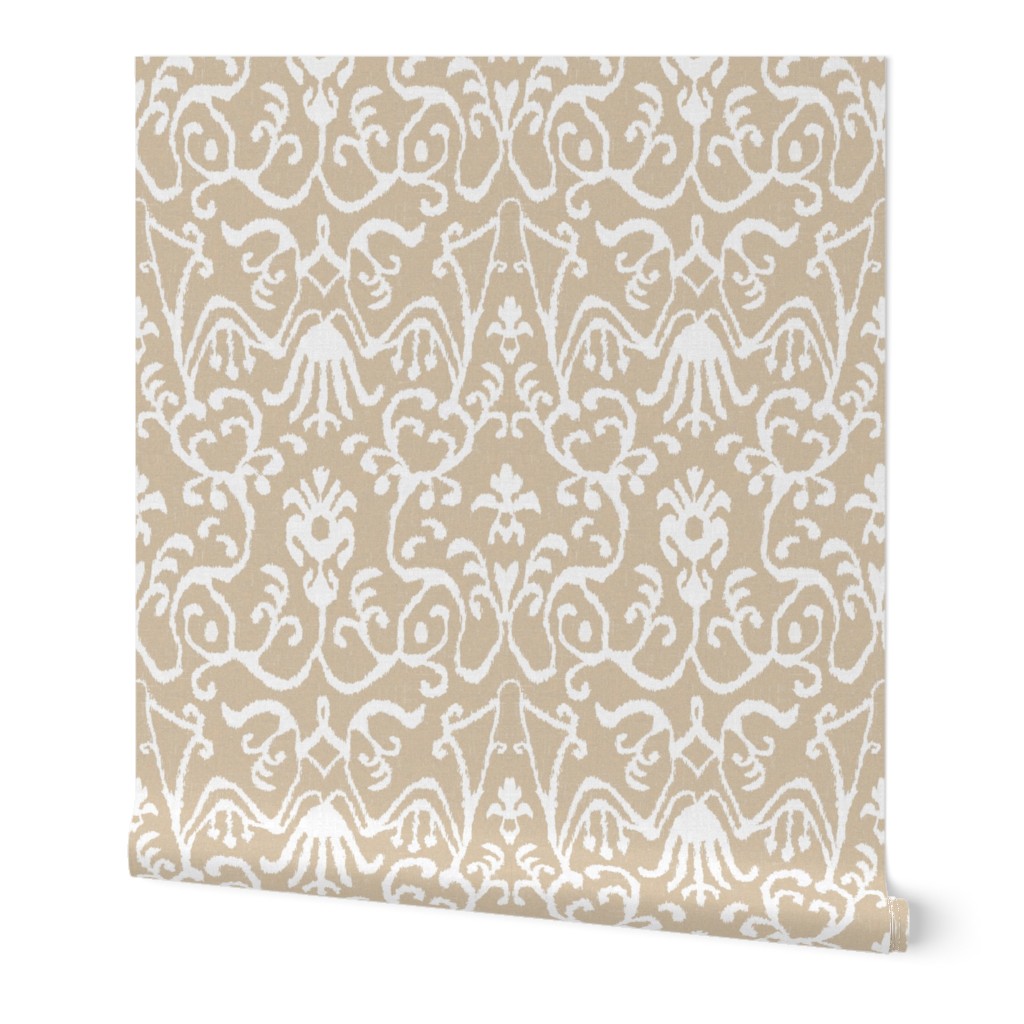 Lucette Ikat Floral in Natural