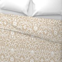 Lucette Ikat Floral in Natural