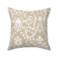 Lucette Ikat Floral in Natural