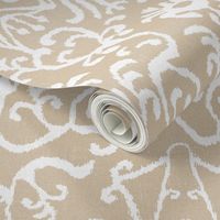 Lucette Ikat Floral in Natural