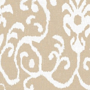 Lucette Ikat Floral in Natural