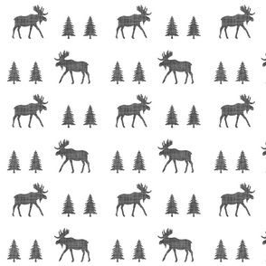 moose trot // in charcoal linen