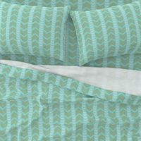 Herringbone Stripe in Aqua