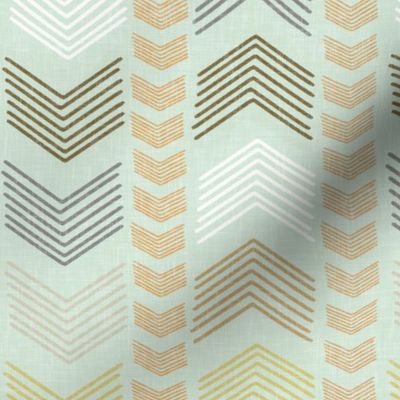 Herringbone Stripe in Harvest