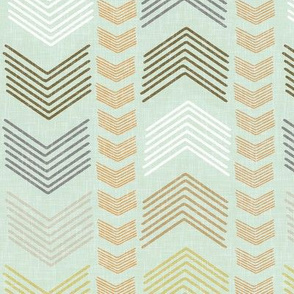 Herringbone Stripe in Harvest