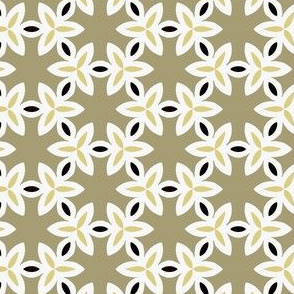 Khaki, Brown and White Pattern