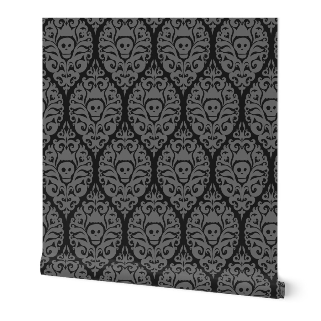 Spooky Damask - Black