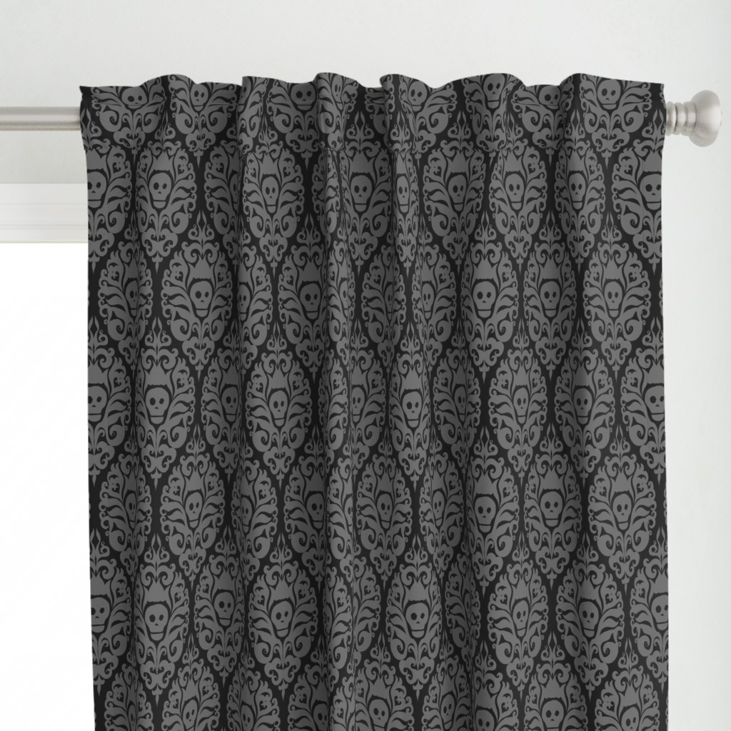 Spooky Damask - Black