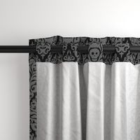 Spooky Damask - Black