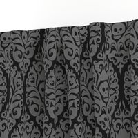 Spooky Damask - Black