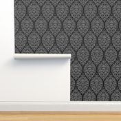 Spooky Damask - Black