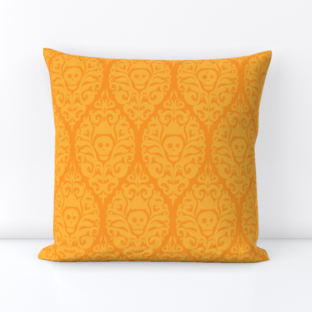 Spooky Damask - Orange