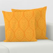 Spooky Damask - Orange