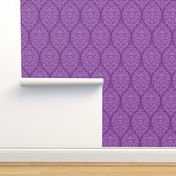 Spooky Damask - Purple