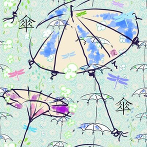 Good Karma Umbrellas - blue