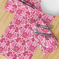 Pink Kidney Damask