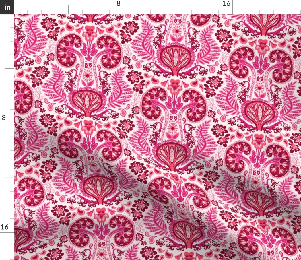 Pink Kidney Damask