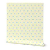 Macaron Polka Dots in Yellow/Blue