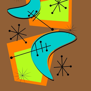 Boomerang Space Age Abstract