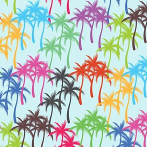 Colourful Palm Trees #2