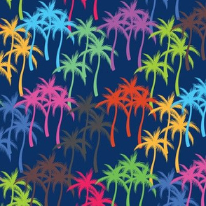 Colourful Palm Trees #6