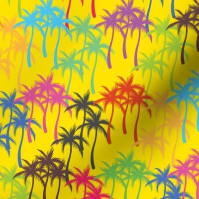 Colourful Palm Trees #5