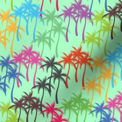 Colourful Palm Trees #8