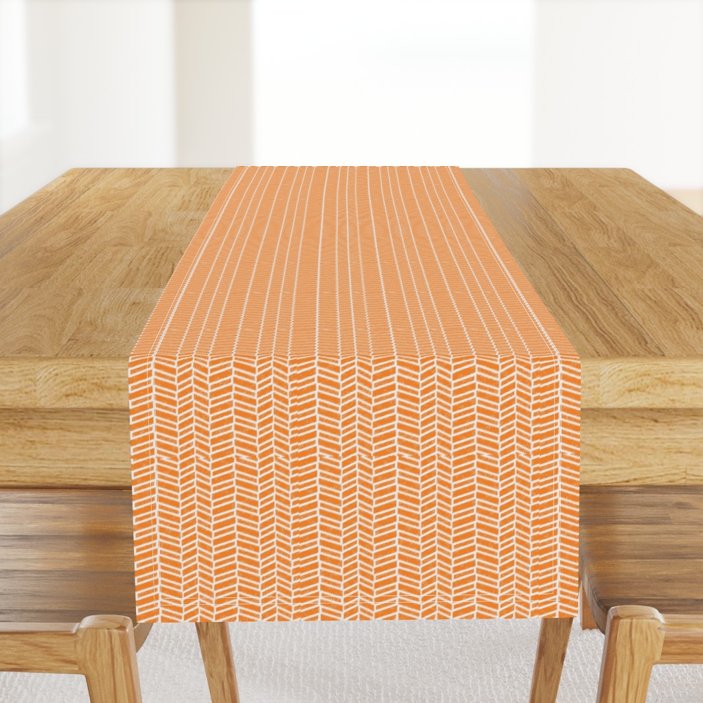 herringbone orange