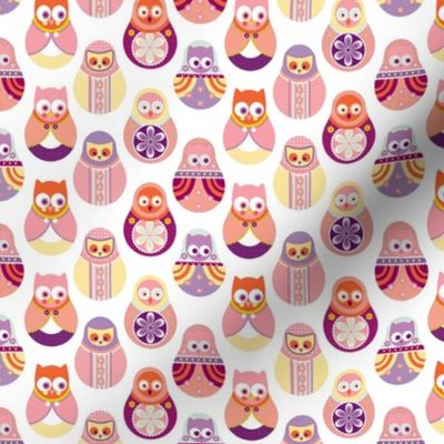 Matryoshka Owls