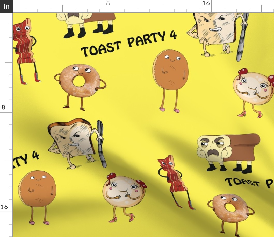 Toast Party 4 yellow