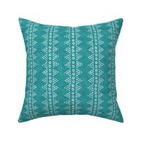 Batik Triangle Stripe Cool Aqua