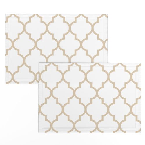 Latte and Sugar Quatrefoil