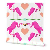 flamingo love