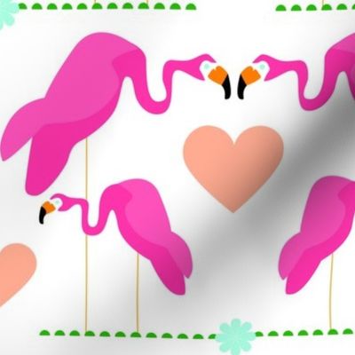 flamingo love