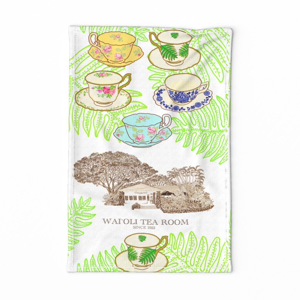 Waioli Tea Room Tea towel