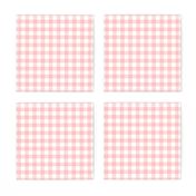 Gingham Check in peony pink