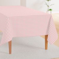 Gingham Check in peony pink