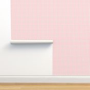 Gingham Check in peony pink