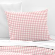 Gingham Check in peony pink