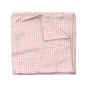 Gingham Check in peony pink